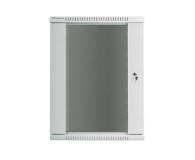 LANBERG Szafa instalacyjna wisząca 19 18U 600X600mm szara (drzwi szklane) WF01-6618-10S - 455400 - zdjęcie 2